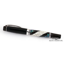 Load image into Gallery viewer, TACCIA Limited Edition Snowy Dreams Maki-e Raden Rollerball Pen, Capped

