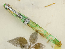 Load image into Gallery viewer, Taccia Spotlight Forest Eye Demonstrator Fountain Pen, Capped
