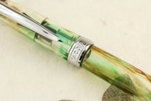 Load image into Gallery viewer, Taccia Spotlight Forest Eye Demonstrator Fountain Pen, Ring Close-Up
