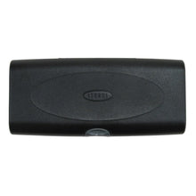 Load image into Gallery viewer, Top view of the black jewelry case. 
