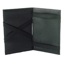 Load image into Gallery viewer, The Trickster Leather Wallet in Black
