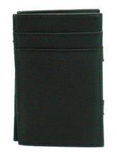 Load image into Gallery viewer, The Trickster Leather Wallet in Black
