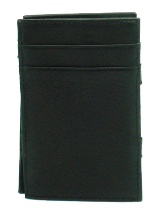 The Trickster Leather Wallet in Black