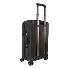 Load image into Gallery viewer, Thule Crossover 2 Carry On Spinner Luggage in Black, Back Angled View

