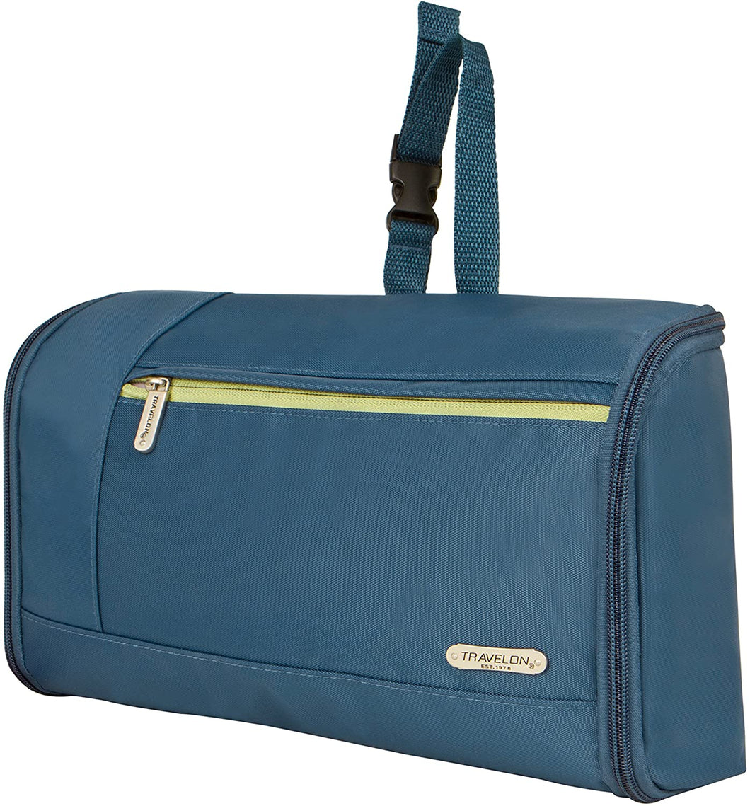 Travelon Flat Out Toiletry Kit, Blue Front