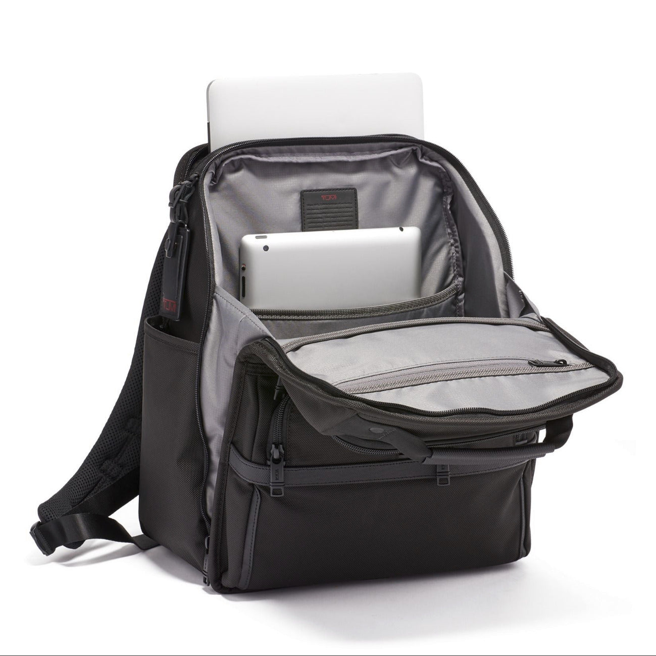 3 compartment laptop backpack Travelpro Crew Executive Choice Slim and essentials for travel and work. TUMI - Alpha Brief Pack