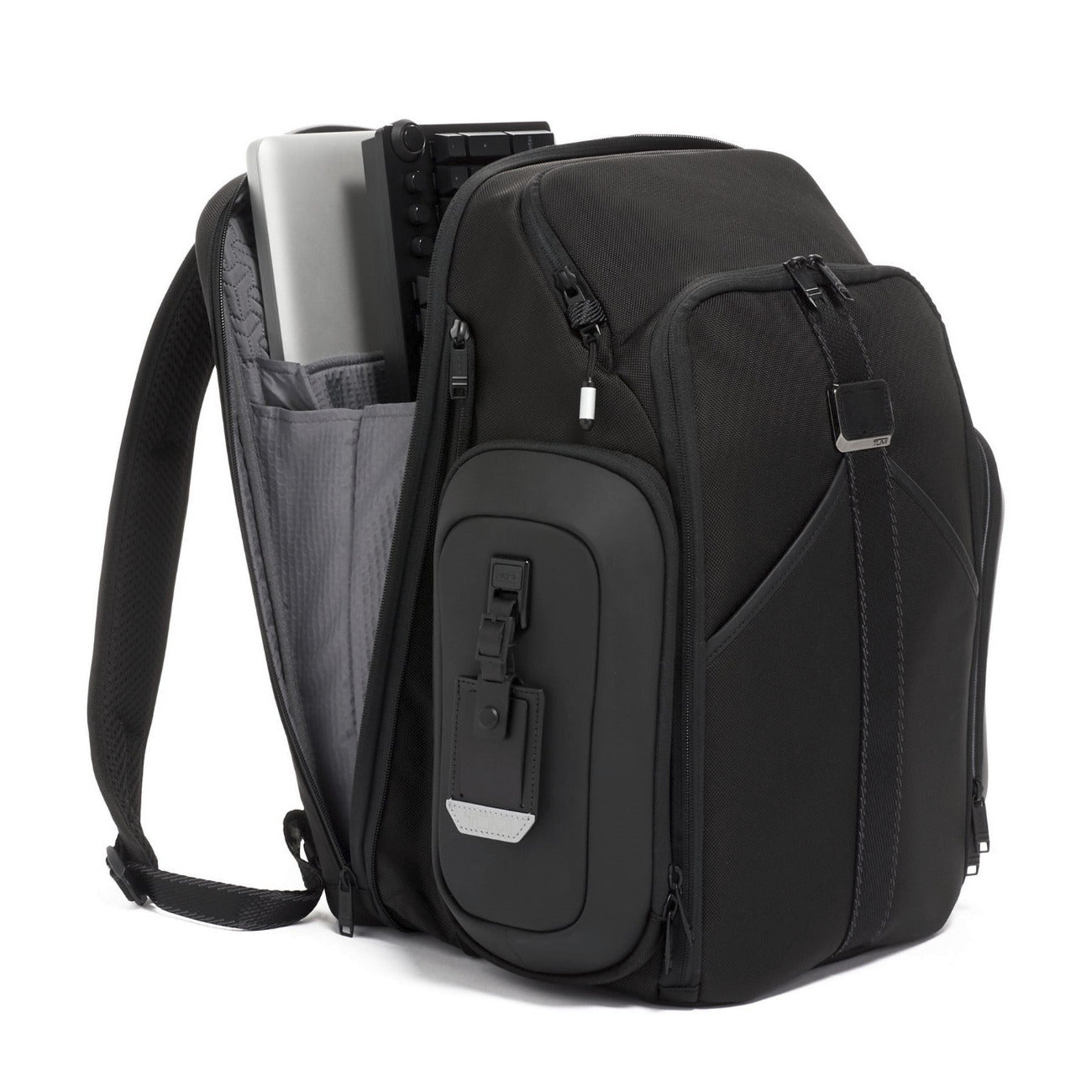 tumi - alpha bravo esports pro backpack - black Large Luggage Pros resistant lining and air vent) Side open pocket Front U TUMI Alpha Bravo Esports Pro