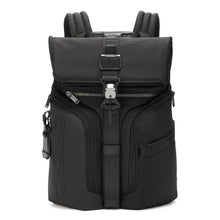 Load image into Gallery viewer, Front panel view of the backpack. 
