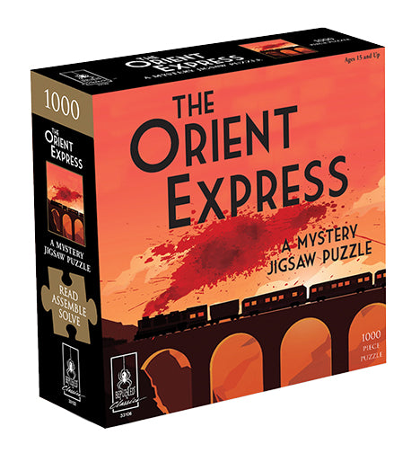 CLASSIC MYSTERY 1000 PIECE JIGSAW PUZZLE - THE ORIENT EXPRESS