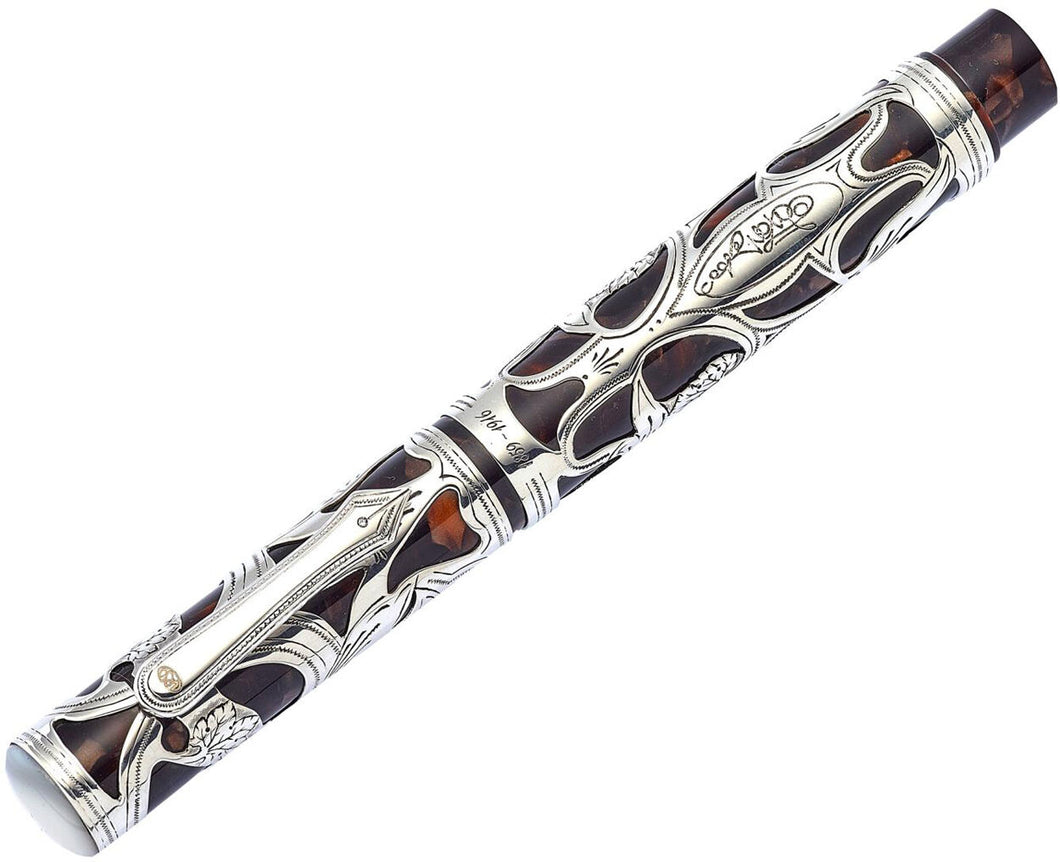 Urso Sholem Aleichem Old Style Sterling Silver Limited Edition Rollerball Pen, Capped