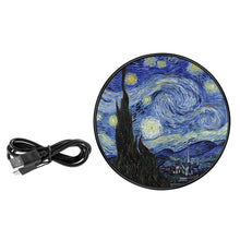 Load image into Gallery viewer, VanGogh Starry Night Wireless Charging Pad
