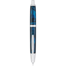 Load image into Gallery viewer, Pilot Vanishing Point SE Fountain Pen | Marble Blue, Tip Out
