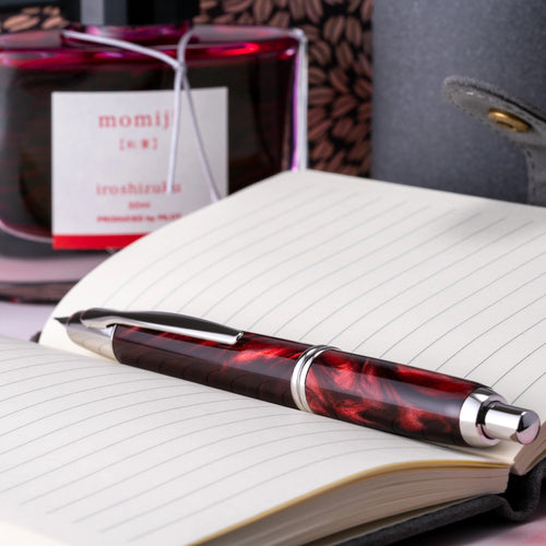 Pilot Vanishing Point SE Fountain Pen | Marble Red