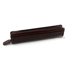 Load image into Gallery viewer, Vantaggio Vegetable Tanned Italian Leather Single Pen Case
