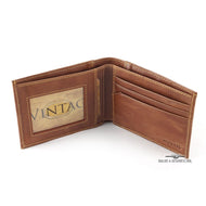 Vintage Leather Front Pocket Wallet