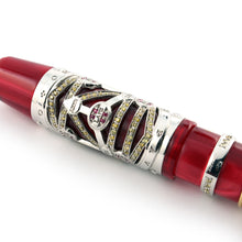 Load image into Gallery viewer, Visconti Jung Alchemy HRH Limited Edition White/Yellow Gold Fountain Pen
