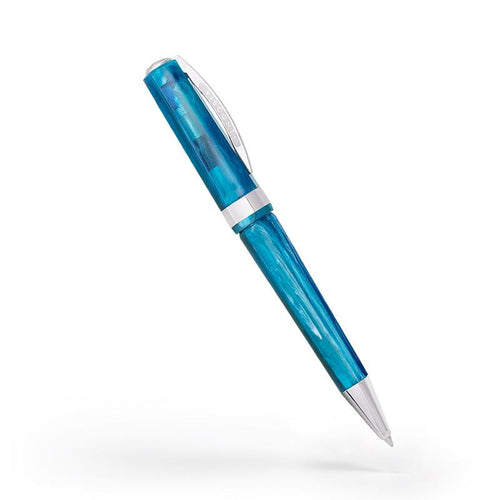 Side view of the Ballpoint Pen  in blue. 