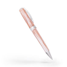 Load image into Gallery viewer, Side view of the ballpoint pen in pink. 
