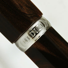 Load image into Gallery viewer, Visconti Medici Fountain Pen with Chrome Trim, ring close-up
