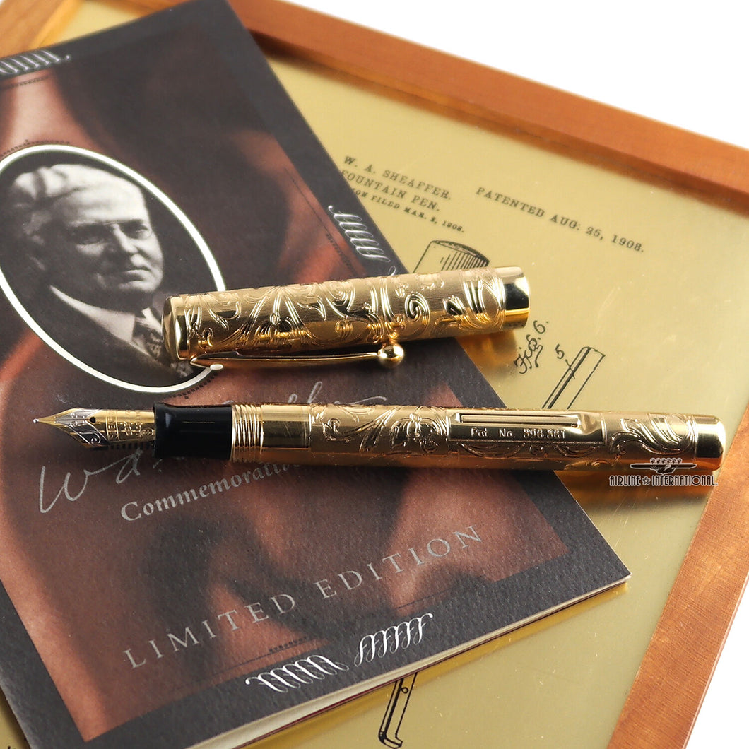 W.A. Sheaffer Commemorative Limited Edition Fountain Pen with Documents and Presentation box