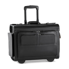 Load image into Gallery viewer, Workforce Leather Wheeled Catalog Case
