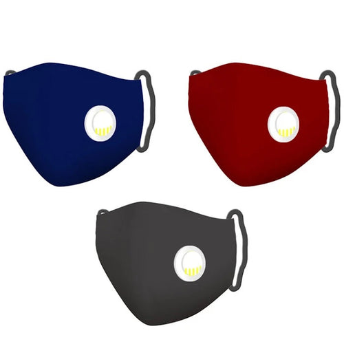 Zorbitz Comfort Plus Face Masks: Navy, Red, and Gray Masks
