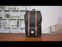 Load and play video in Gallery viewer, Herschel Little America Backpack - Paisley Peacoat/Black
