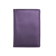 Load image into Gallery viewer, Front view of the purple wallet. 

