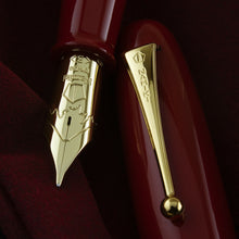 Load image into Gallery viewer, Namiki Emperor Urushi Vermilion Fountain Pen
