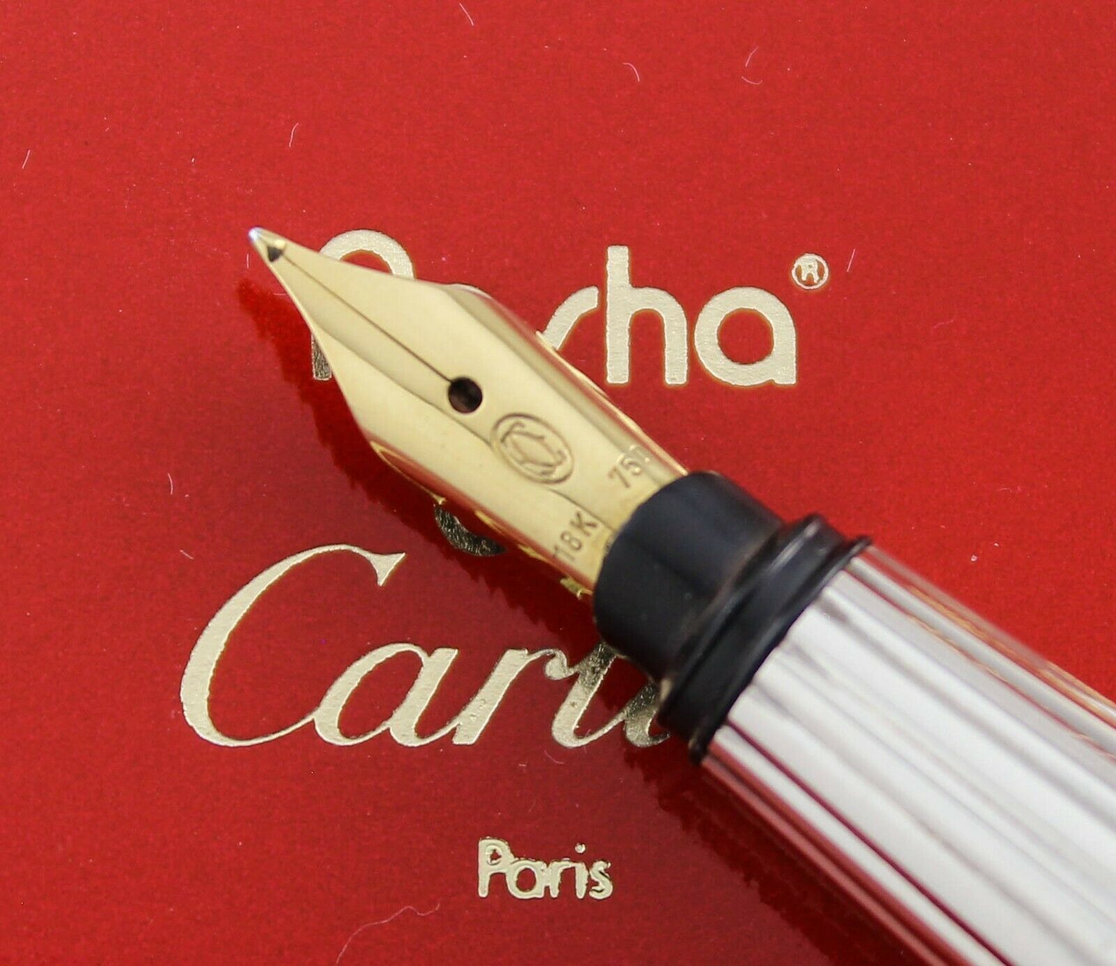 Cartier Pasha de Cartier LE Blue & Silver Fountain Pen | Airline Intl